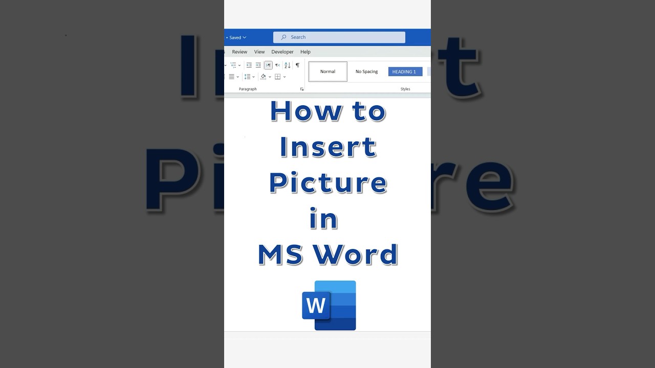 Insert Pictures in MS Word Easily 📄