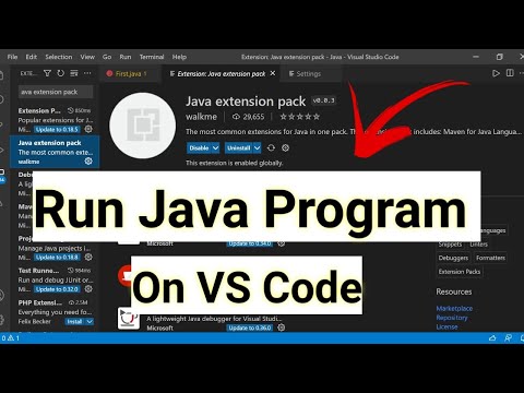 How to Run Java in Visual Studio Code | Hindi | Complete Step |