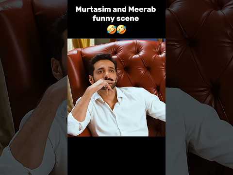 Murtasim & Meerab funny scene 🤣🤣 #wahajali #yumnazadi #terebin #shortfeed #shorts #trending