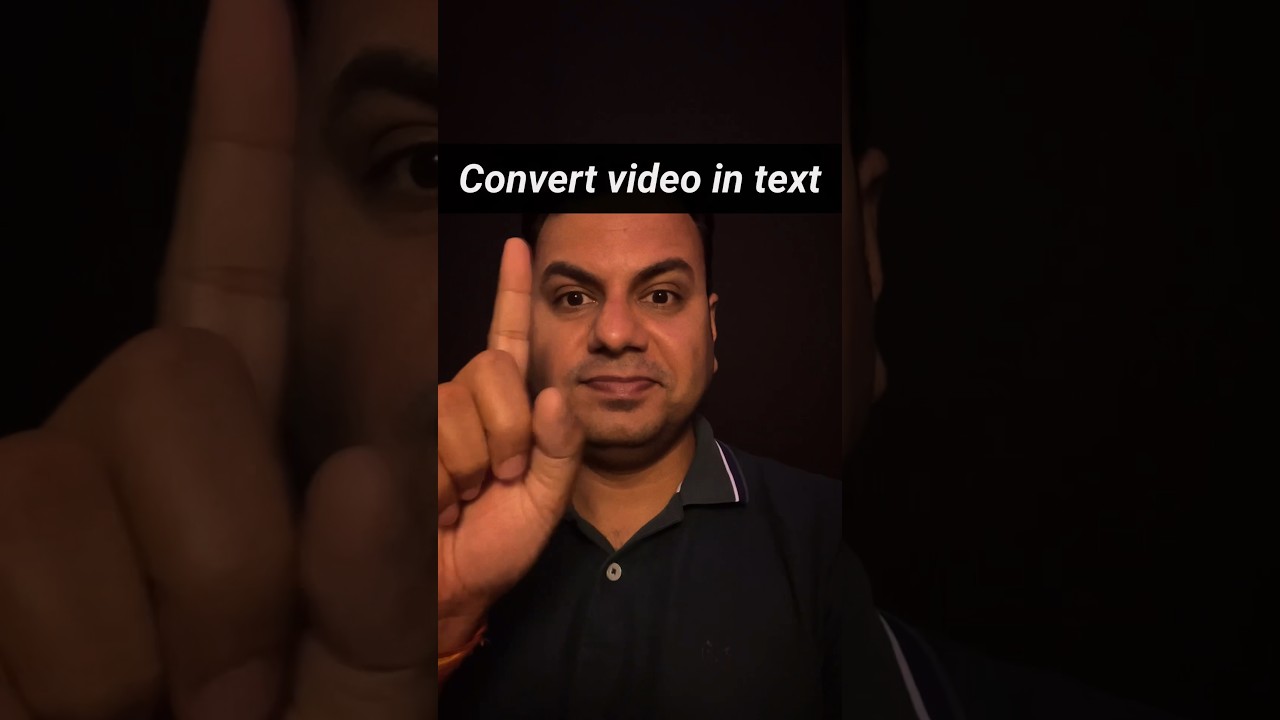 वीडियो को टेक्स्ट में बदलें आसानी से ✍️