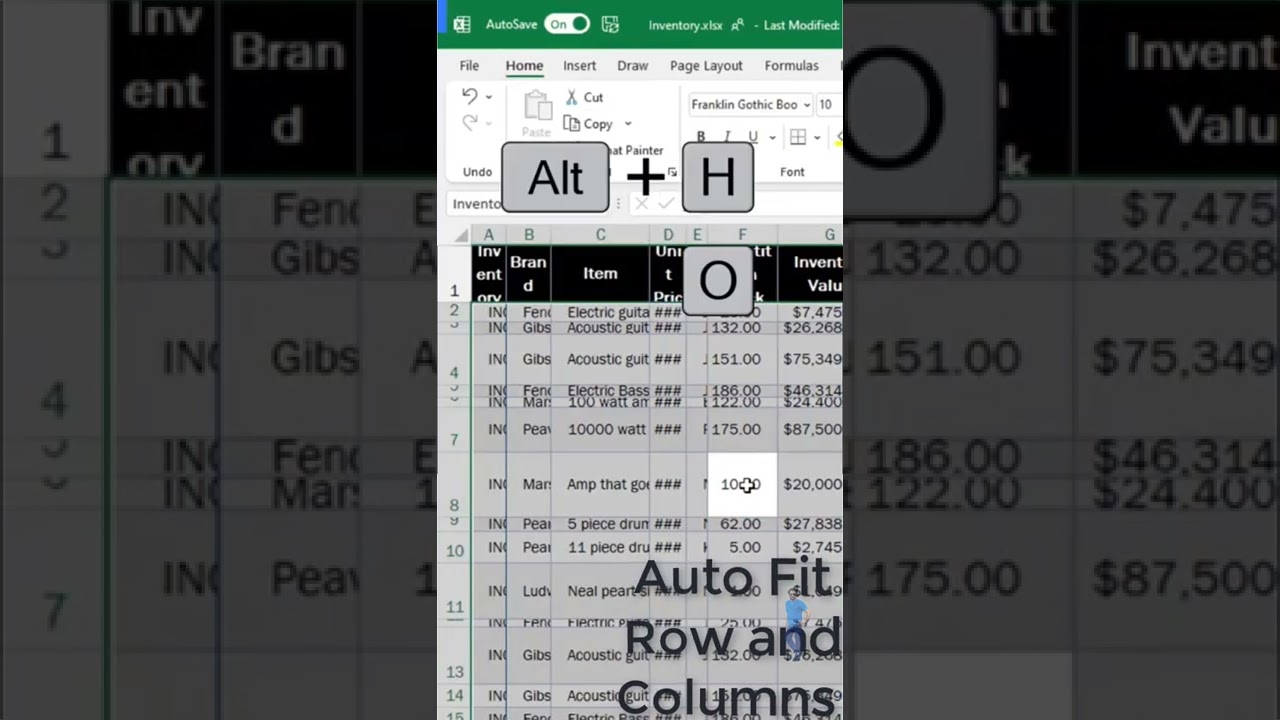 Effortlessly Auto Fit Rows & Columns in Excel π | Quick & Easy Tips