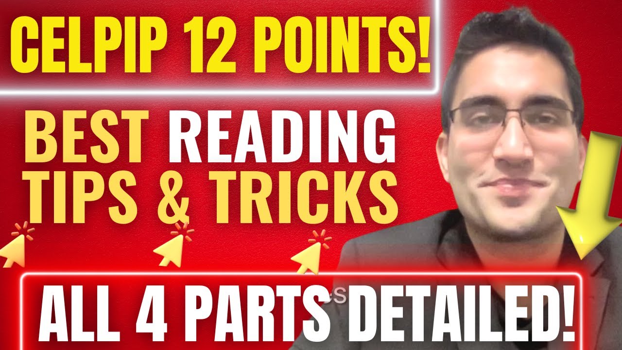 CELPIP Reading Strategies in 1 Hour 📚