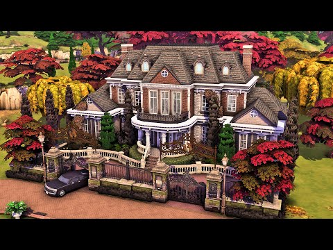 The Goth Family Mansion | The Sims 4 Speed Build