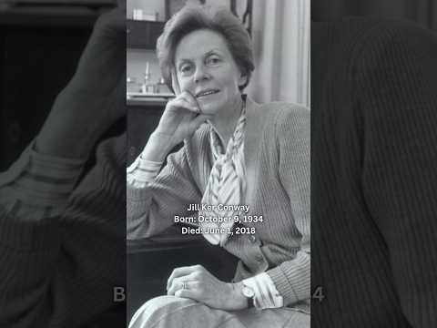 Jill Ker Conway Was A Recipient Of The National Humanities Medal🕊️#jill #author #fy #shorts #usa