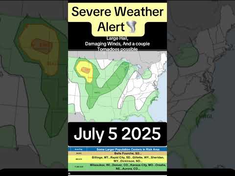 SEVERE WEATHER ALERT: Enhanced Risk of Thunderstorms, Wind, Hail & Tornadoes! #SevereWeather