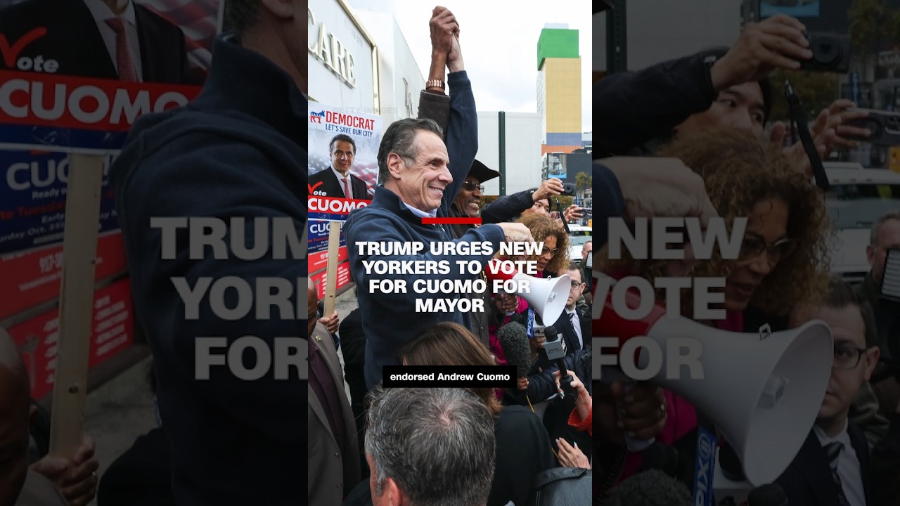 Trump Encourages New Yorkers to Support Cuomo in Mayoral Election