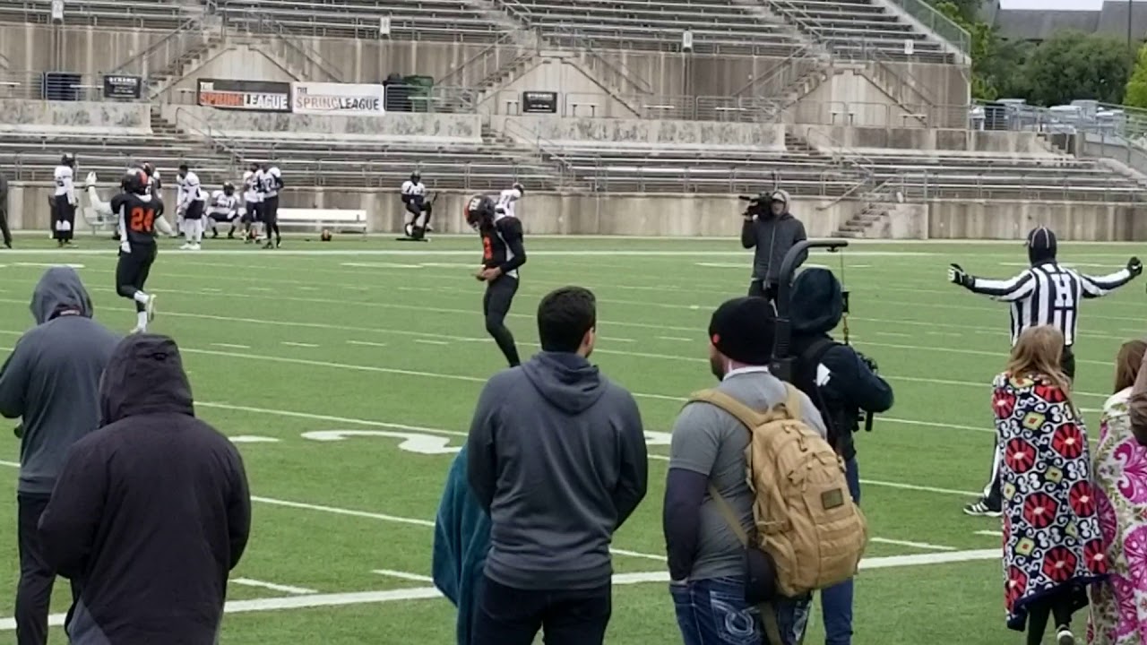 Johnny Manziel's 2018 Spring League Comeback in Austin ๐