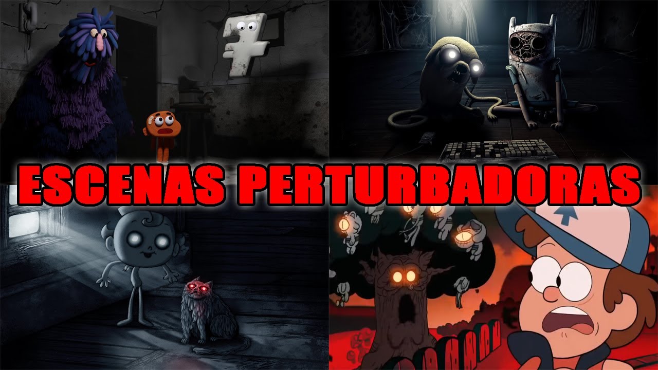 10 Escenas Perturbadoras en Dibujos Animados de Niños