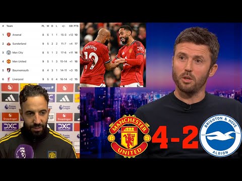 MOTD Man United vs Brighton 4-2 United Back In Top 4🔥 Review Cunha & Mbeumo' Performance Fantastic