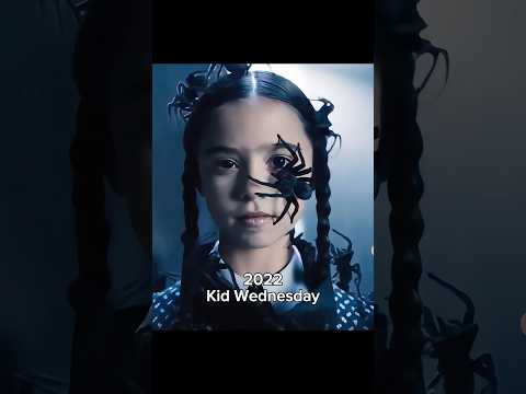 Wednesday Kids Cast 🔥 (before vs after) #wednesday #cast #beforevsnow #shorts