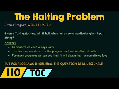 The Halting Problem