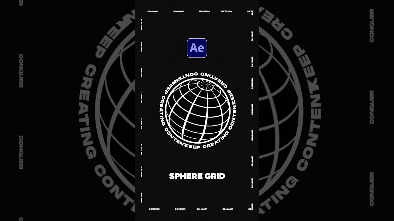 Create a Grid Sphere Motion Graphic in After Effects