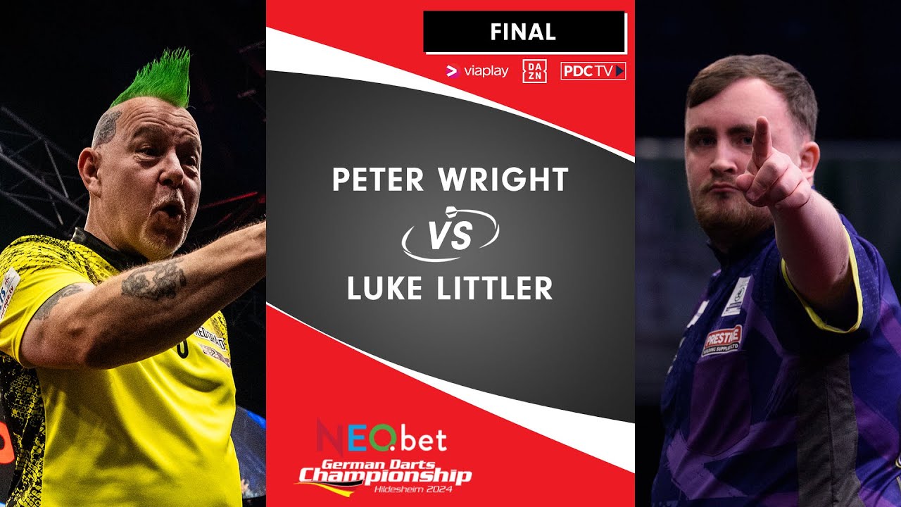 Epic Showdown! Peter Wright vs. Luke Littler at the 2024 German Darts Championship 🎯