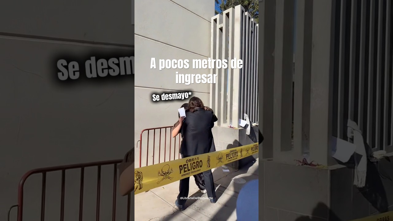 Postulante se desmaya en examen en la UNSA 🏥