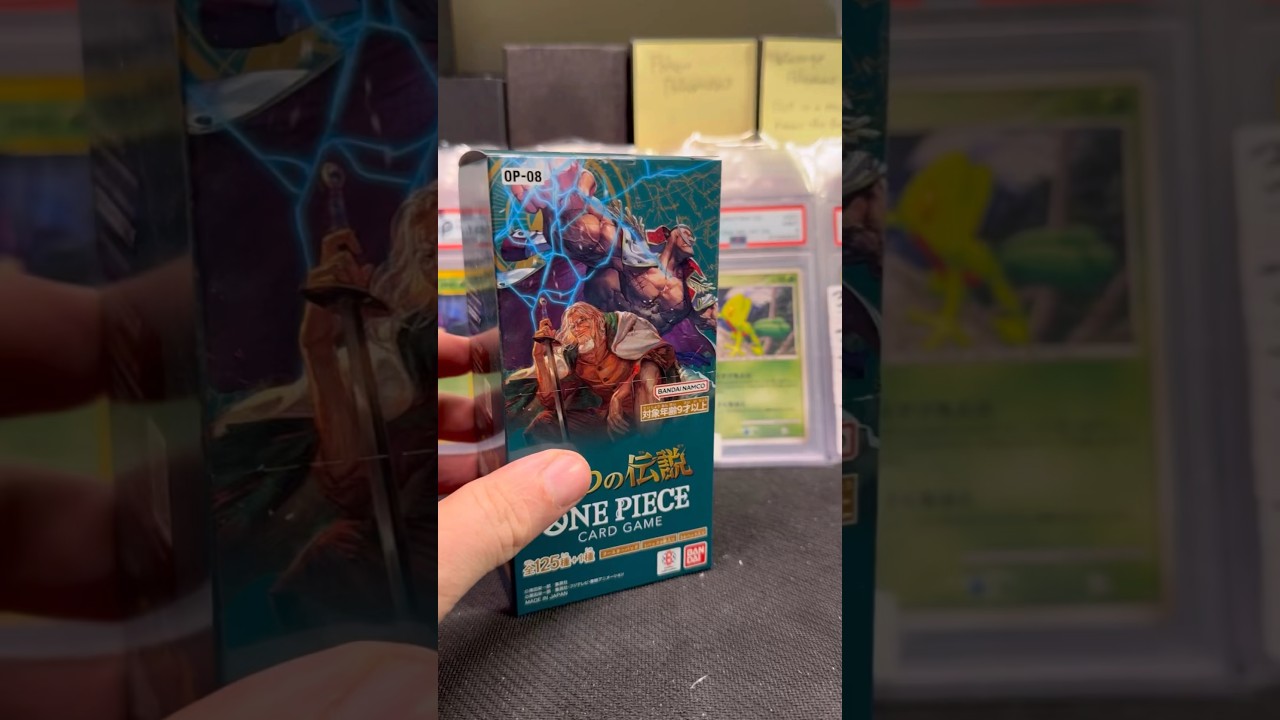 ONE WHOLE BOX - JAPANESE ONE PIECE OP 8 #onepiececardgame #onepiecetcg