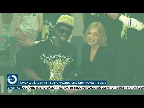 LRT sporto žinių reportažas apie Žalgirio triumfą LKL finale (2025 06 21)