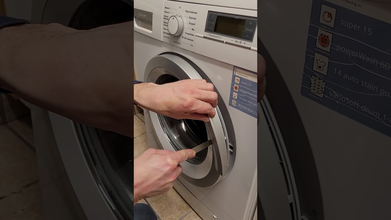 Fixing S16-76 Siemens Washer Door 🚪