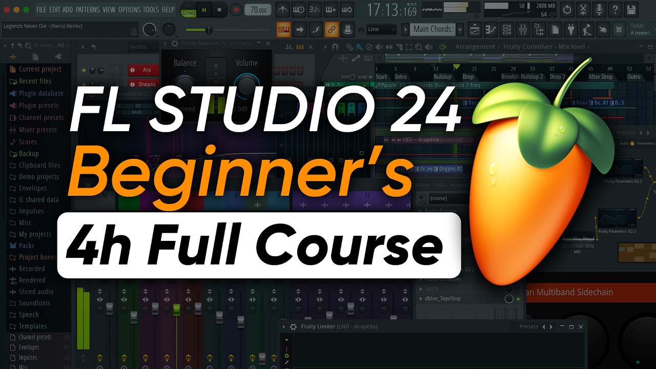 Master Music Production with FL Studio: Complete 4+ Hour Course 🎶