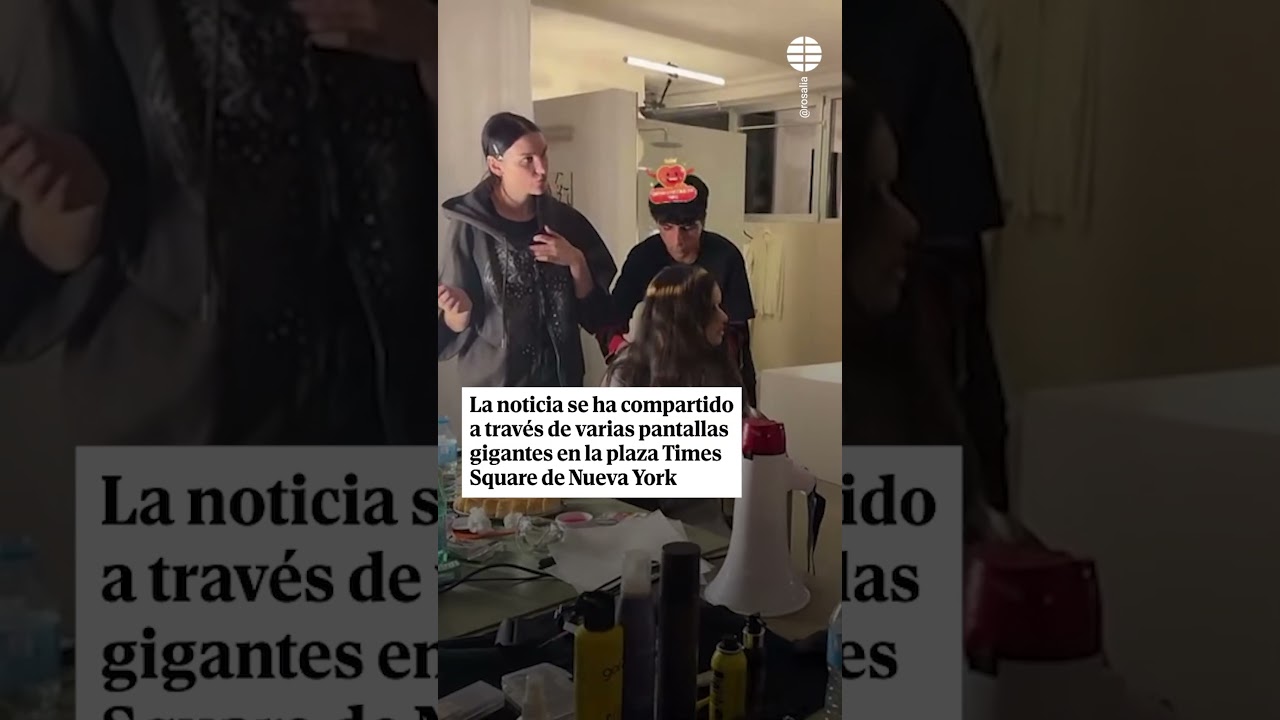 Rosalía revela antes de tiempo el lanzamiento de su nuevo álbum 'Lux' en Times Square