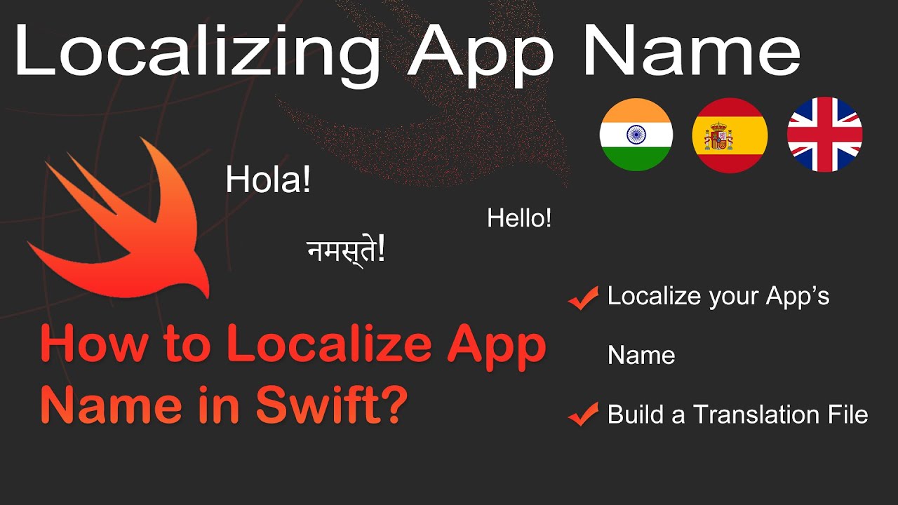 Localize Your App Name in Swift 📱