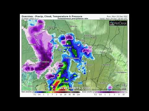 A holnapi időjárás előrejelzés, videós formában.