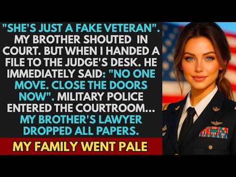 Family Demanded Everything in Court—Then Military Police Stormed In When I Handed the Judge a File