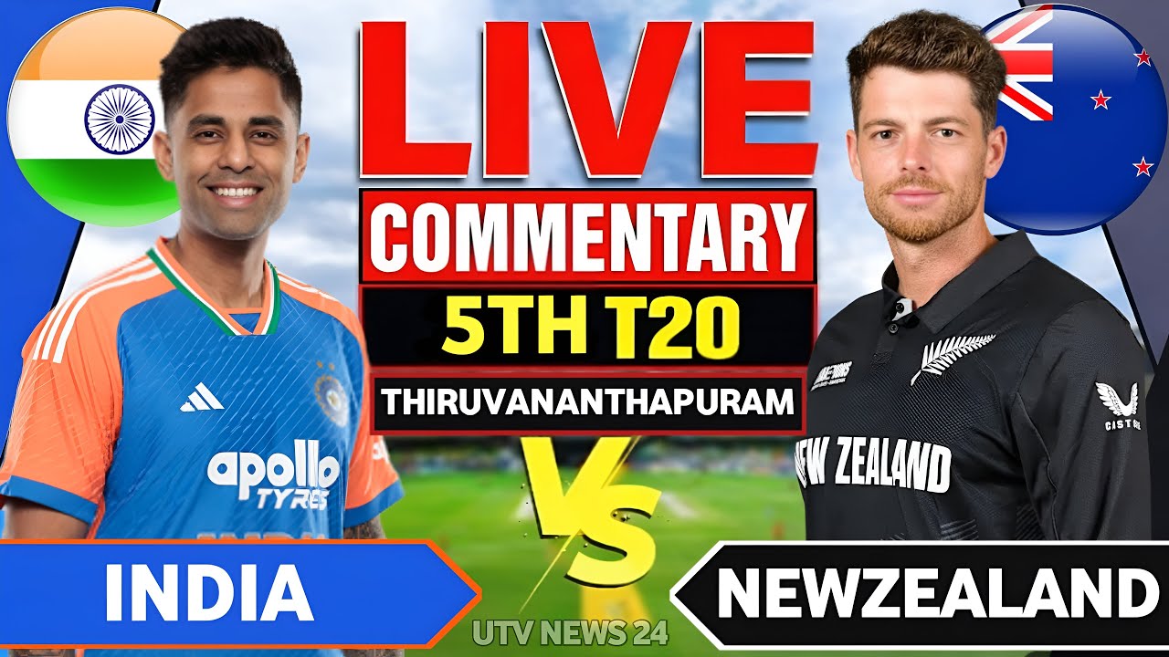 Live: India vs New Zealand 5th T20 | 5th T20 LIVE | Cricket Live Score & Commentary | Ind vs Nz Live