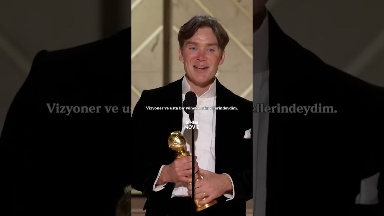 Cillian Murphy’nin Altın Küre Ödül Konuşması Türkçe Altyazılı 🏆