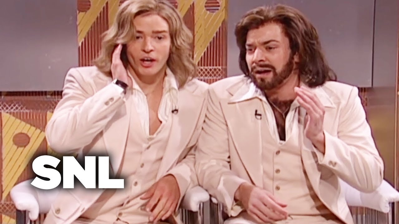 Hilarious SNL Sketch: Barry Gibb and Robin Sing with Jimmy Fallon & Justin Timberlake 🎤