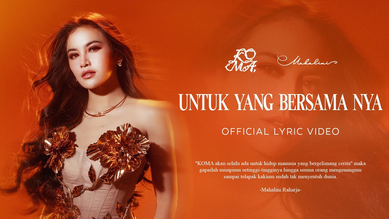 MAHALINI - UNTUK YANG BERSAMA NYA (OFFICIAL LYRIC VIDEO)
