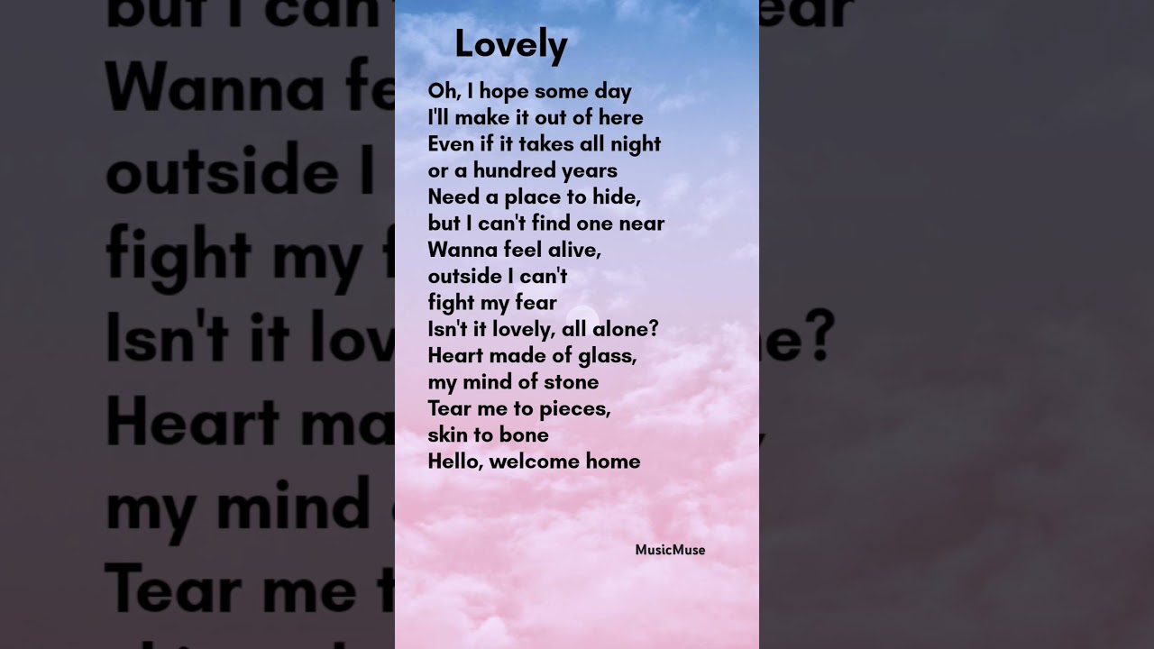 Billie Eilish & Khalid - Lovely Lyrics 🎶