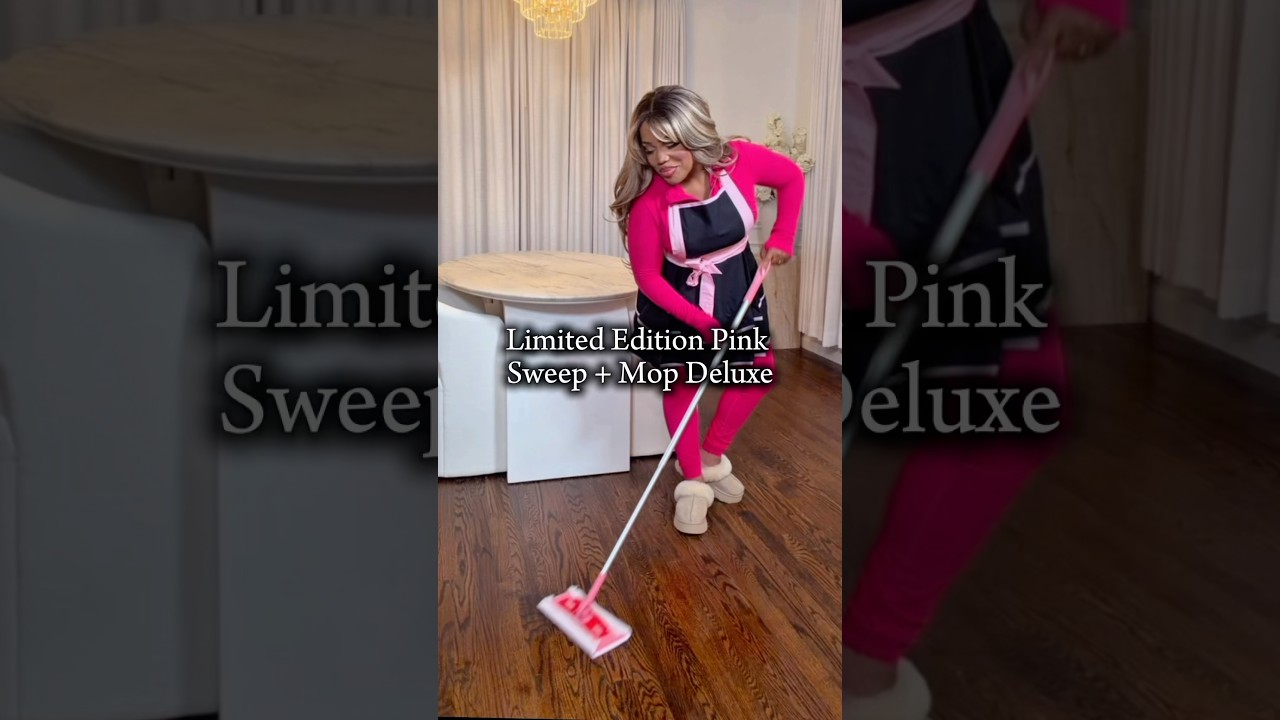 Limited Edition Pink Swiffer Sweep + Mop Deluxe – While Supplies Last! 🧹