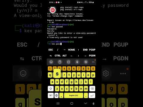 How To Reset Kex Nethunter Password