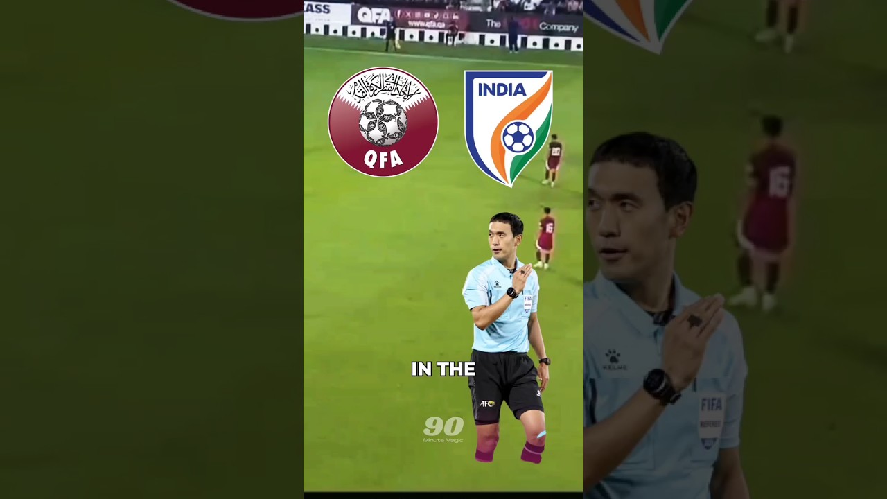 India's Loss in FIFA Qualifier vs Qatar 🇶🇦