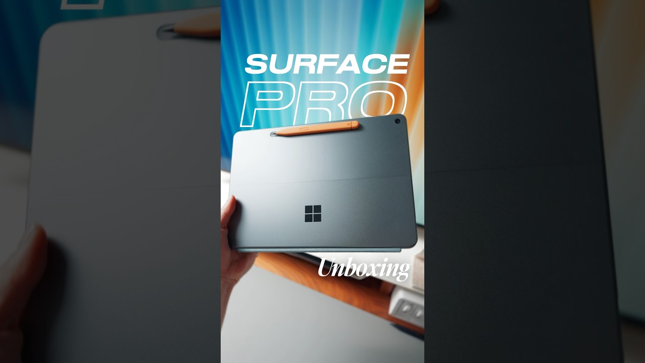 Unboxing the New Microsoft Surface Pro 12 ✨