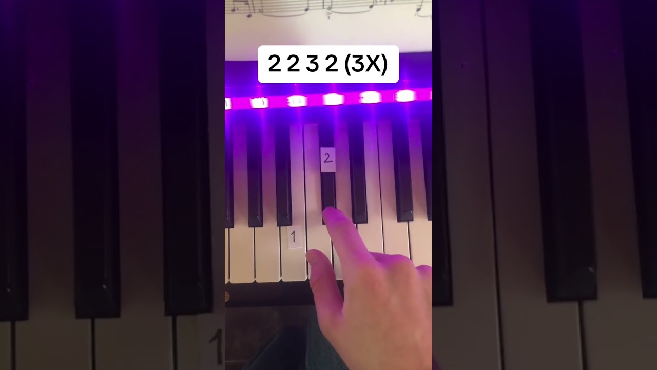 T'as réussi ? #pianolessonforbeginner #pianolessons #pianolessonsforbeginners #pianotutorial