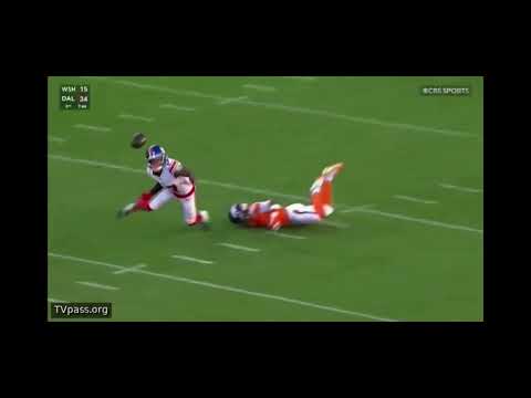 Theo Johnson touchdown Giants against Broncos 
