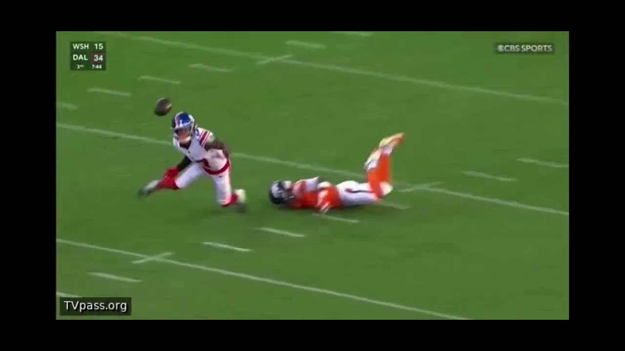 Theo Johnson's Amazing Touchdown Catch Sparks Giants Win 🏈