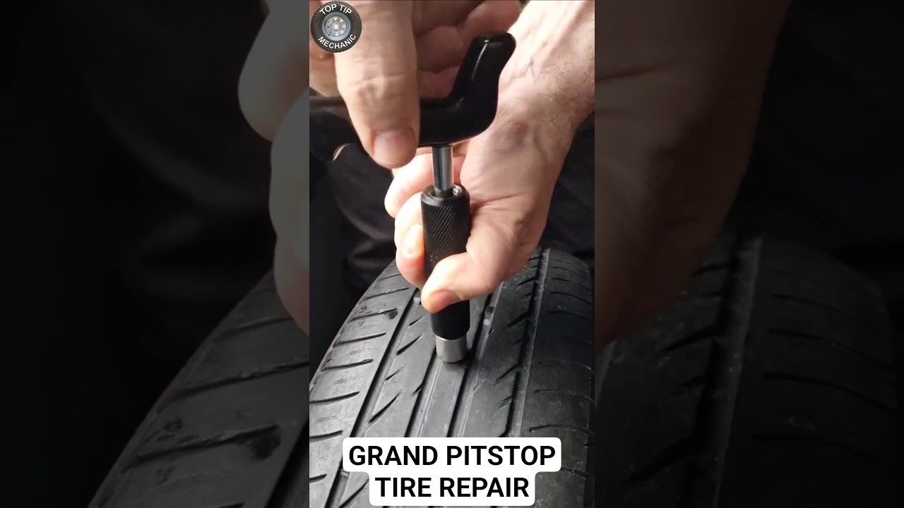 Quick & Easy Tire Repair with Grand Pitstop Mushroom Plug Kit 🚗