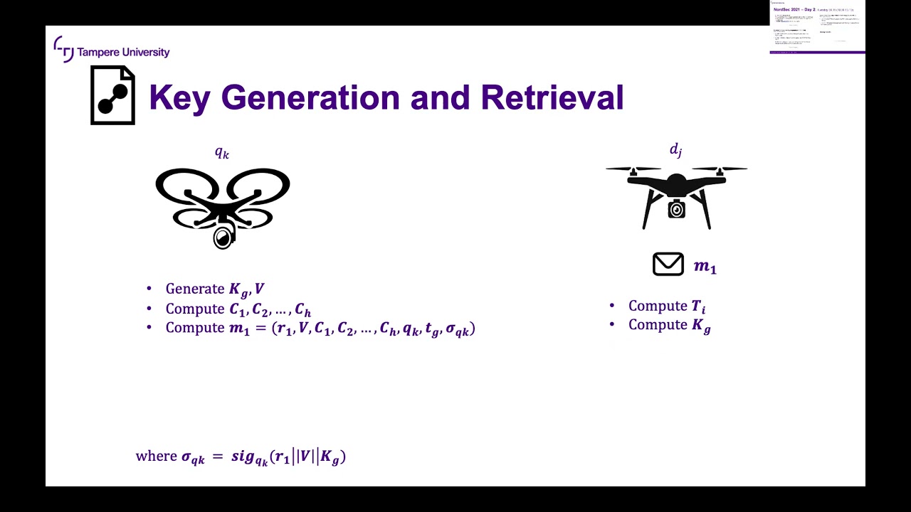 Secure Certificateless Group Key for Drones 🛸