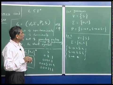 Mod-01 Lec-20 Introduction to context free languages (cfls)