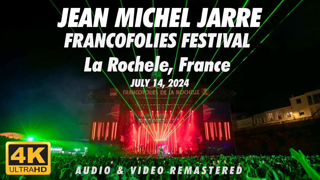 Jean Michel Jarre at Francofolies La Rochelle 2024 🎶