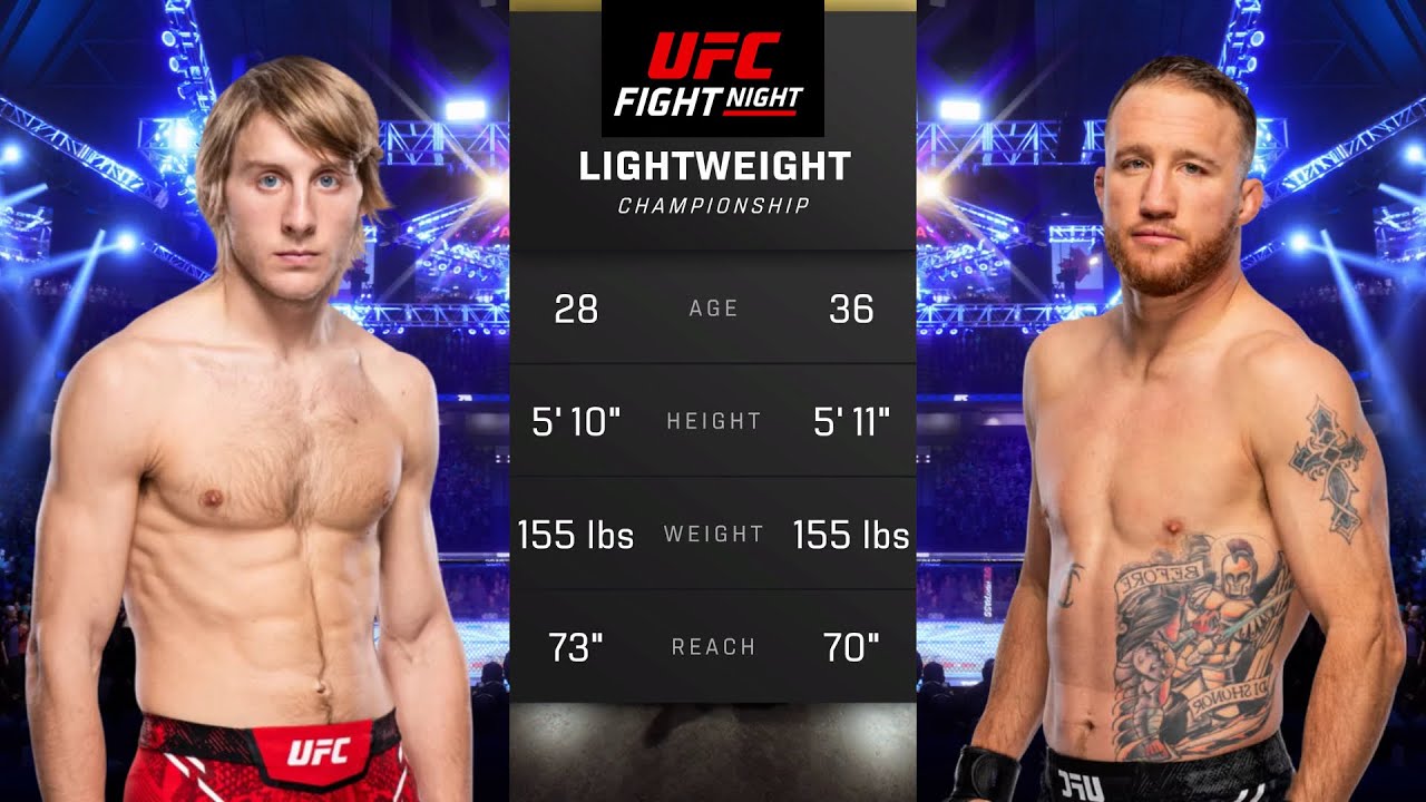 Paddy Pimblett vs Justin Gaethje Full Fight 🥊