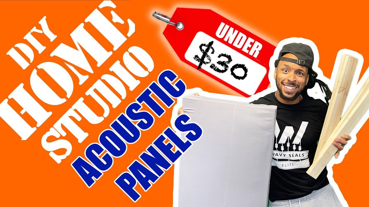 DIY Acoustic Panels- How to Make Cheap Acoustic Home Studio Panels