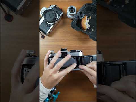 How To Load The Canon AE-1 #filmphotography #35mm #film