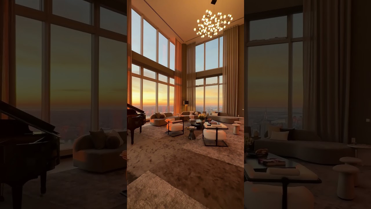 Sunrise from NYC's Tallest Residential Penthouse 🌅