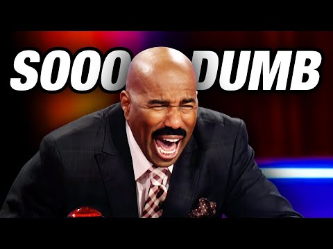 DUMBEST Family Feud answers BREAK Steve Harvey!!