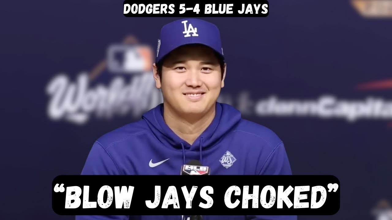 Shohei Ohtani Reacts to Blue Jays' Heartbreaking Game 7 Loss ⚾️