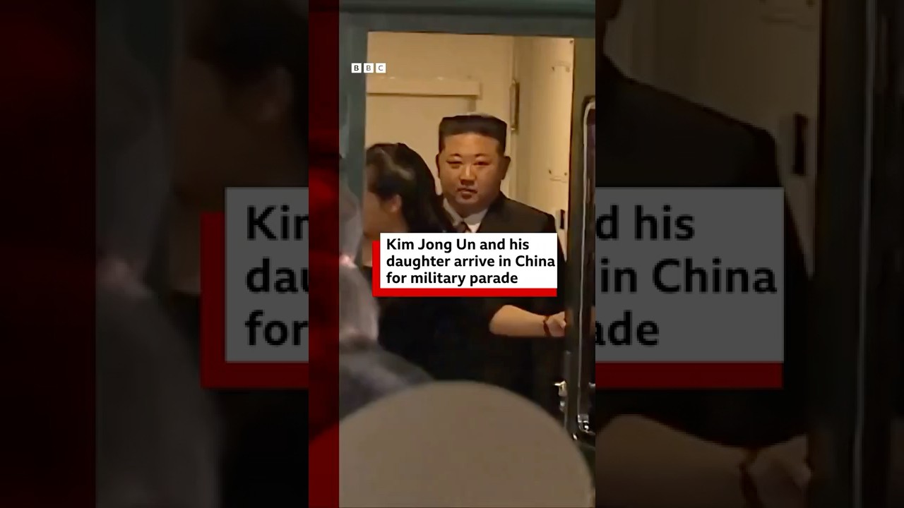 Kim Jong Un and Daughter Attend China Military Parade π¨π³