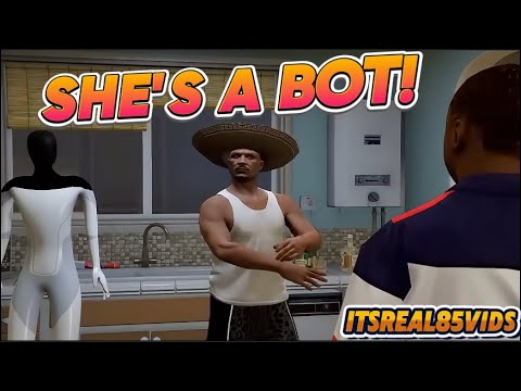 Girlfriend is a Tesla Robot! 😂 GTA 5 Skit